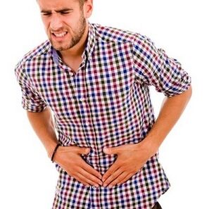 sāpes vēderā ar hronisku prostatītu